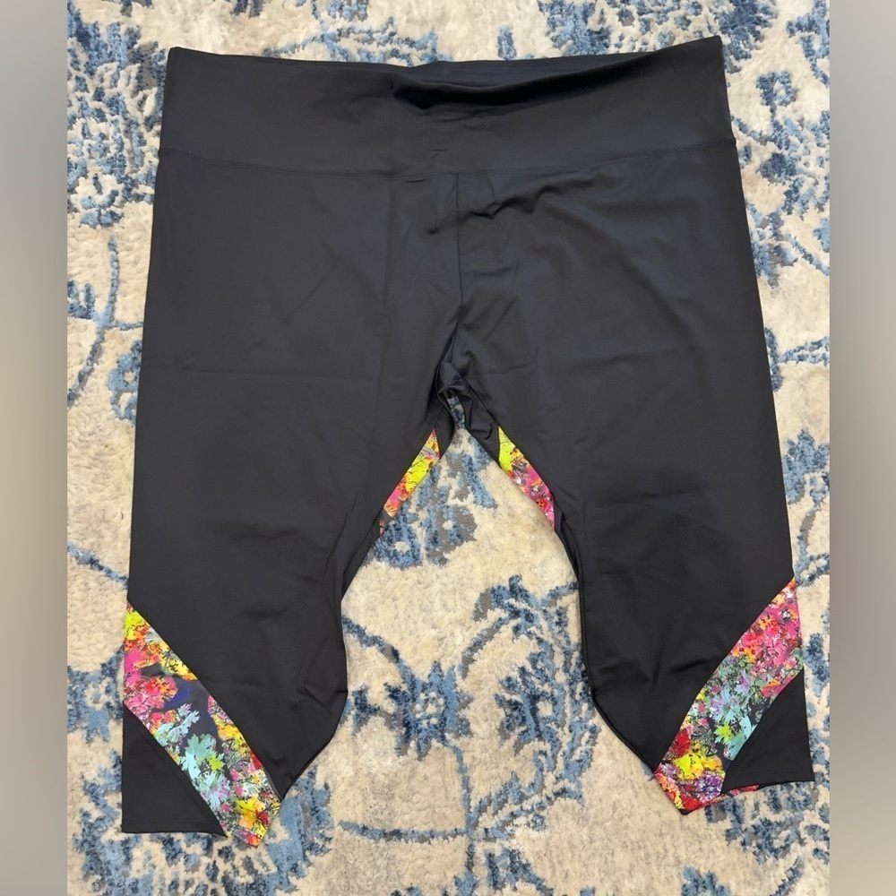Soulgani Active Leggings Women's plus Size 4XL black. Nwot